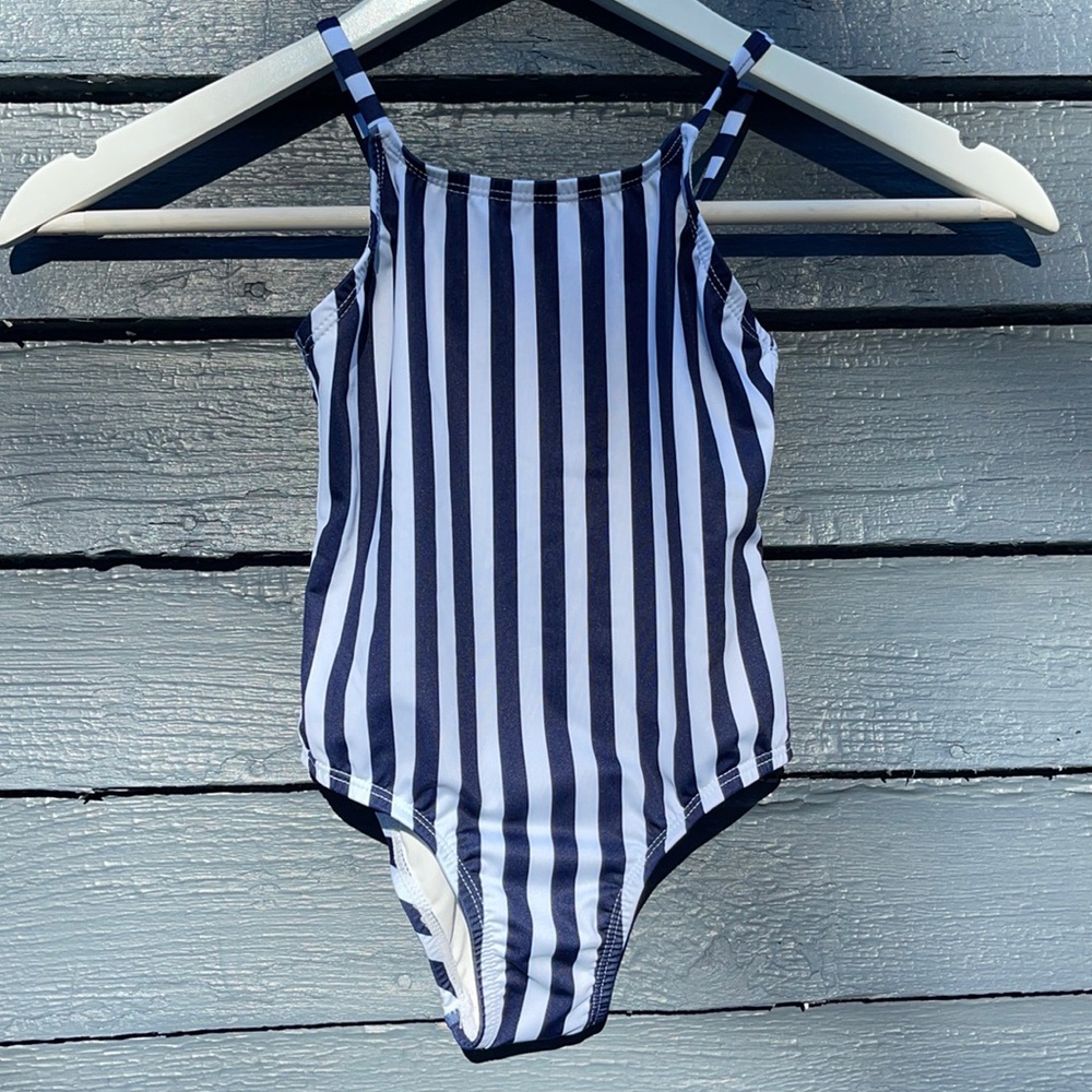 Andie Girls Striped Swimsuit